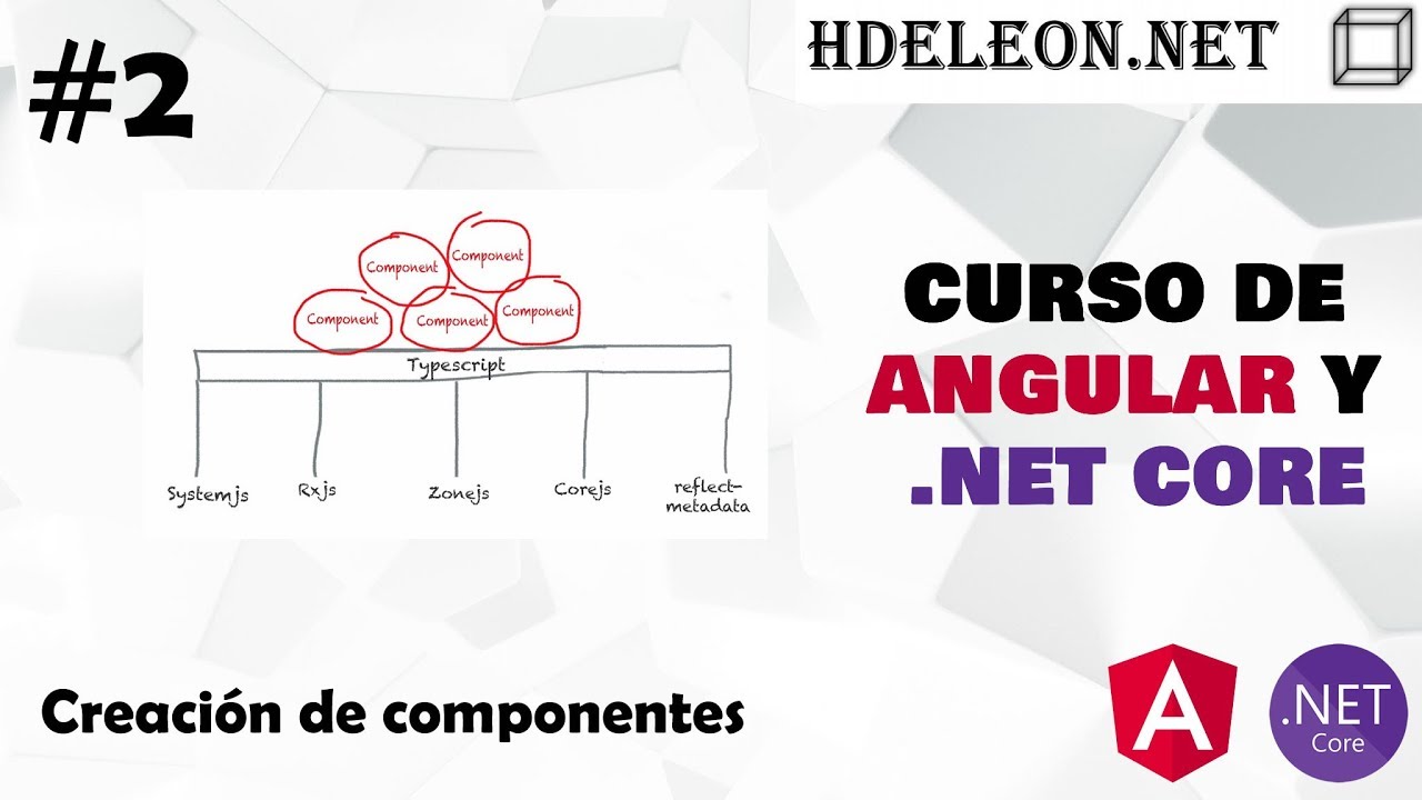 Curso gratis de angular y .Net Core | Creación de componentes #2 - YouTube