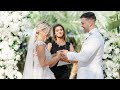 Our official wedding ceremony emotional