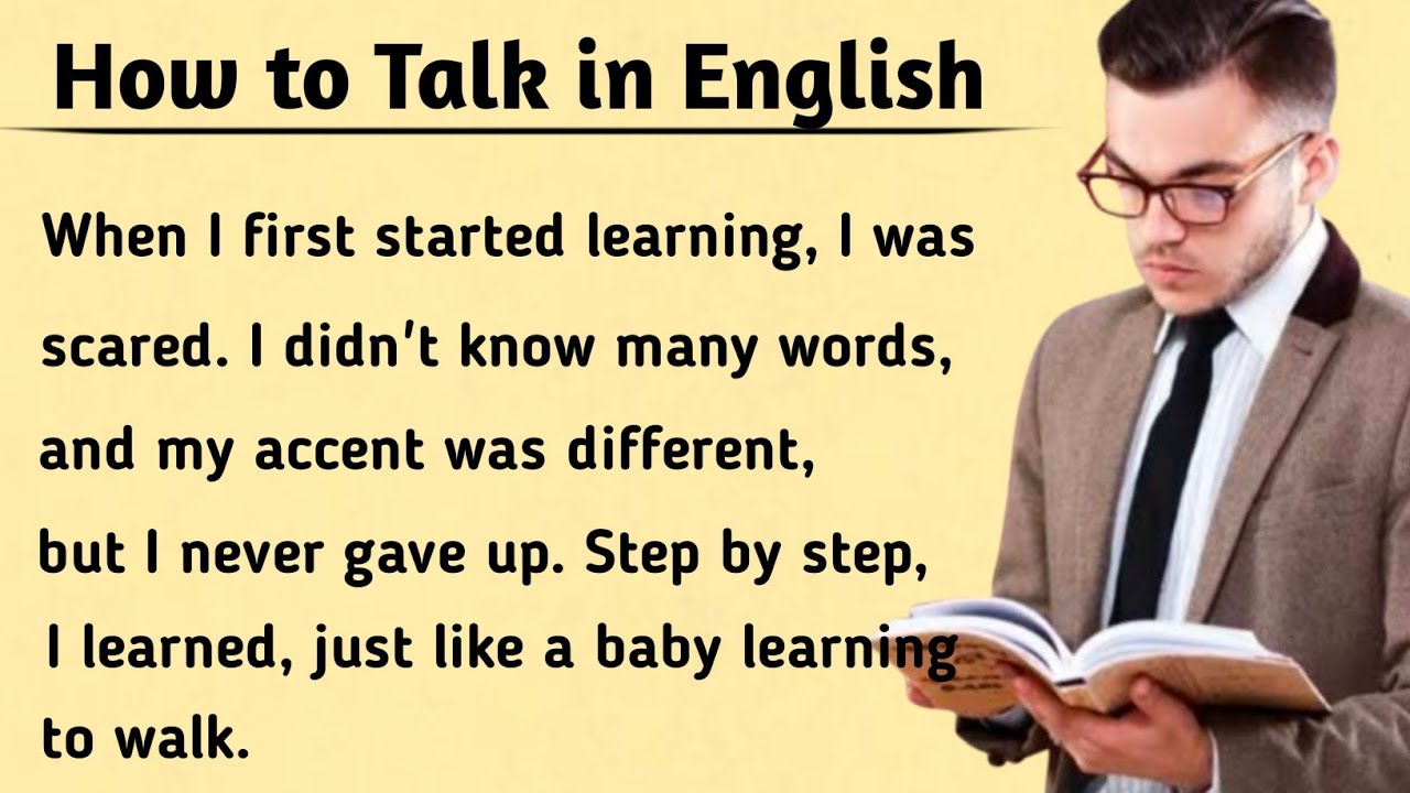 How to Talk in English । Graded Reader । Improve Your English | Learn ...