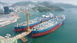 World's First: Construction of DF VLCC with World's First High Manganese austenitic steel LNG tank