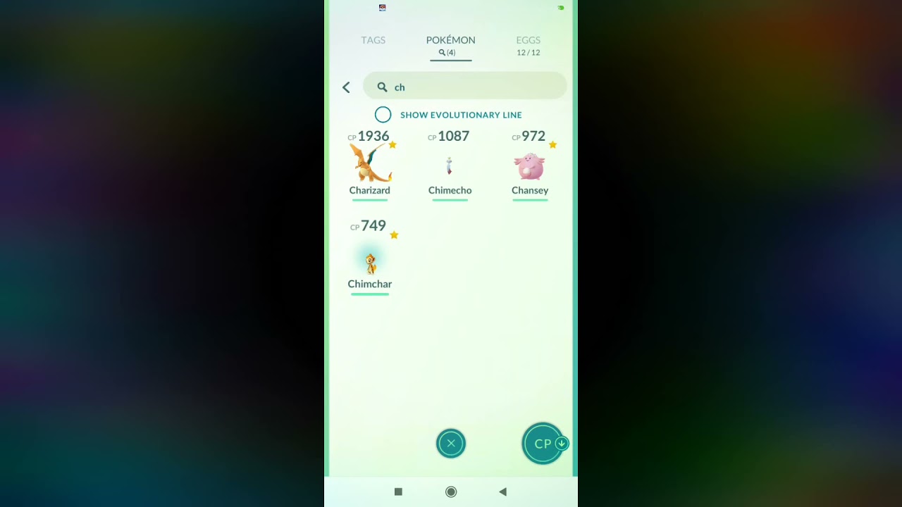 Evolving Chimchar To Infernape/Pokemon Go/