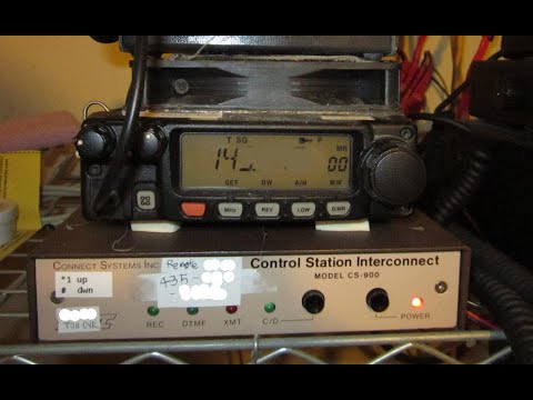 CS 900 simplex phone patch demo - YouTube
