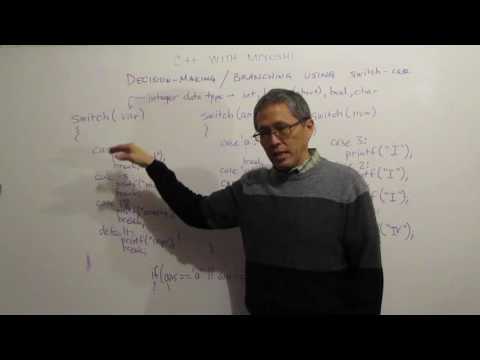 C++ with Miyoshi - 03-02 Branching with switch