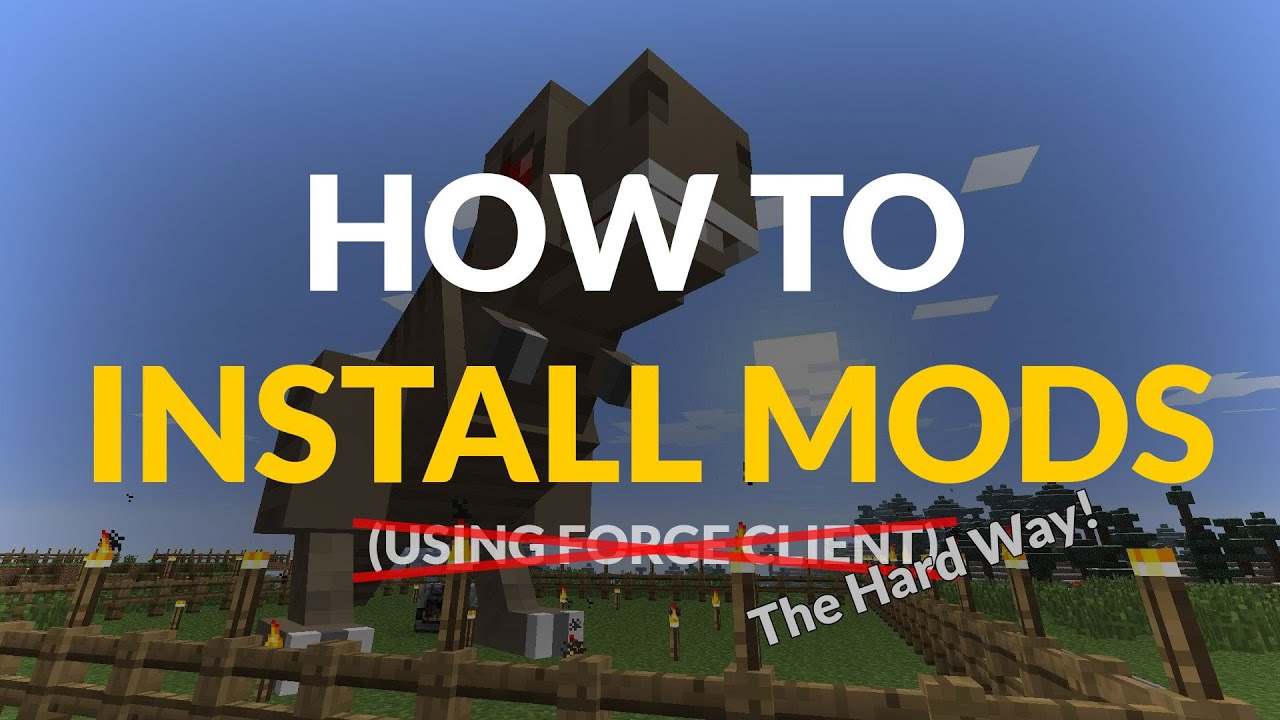 how to download mods without forge