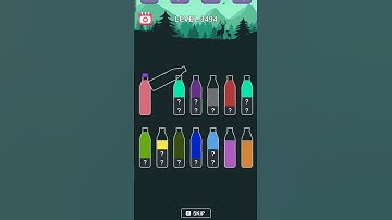 Water sort puzzle level 3494