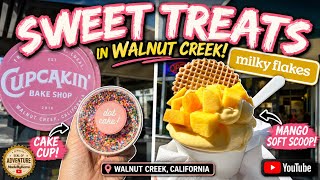 Two Must-Try Dessert Spots in Walnut Creek! #milkyflakes #cupcakin #walnutcreek #dessert #minivlog screenshot 4