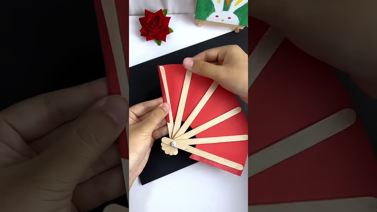 This watermelon fan is so fun, simple and easy to make, let’s learn together parent-child #shorts