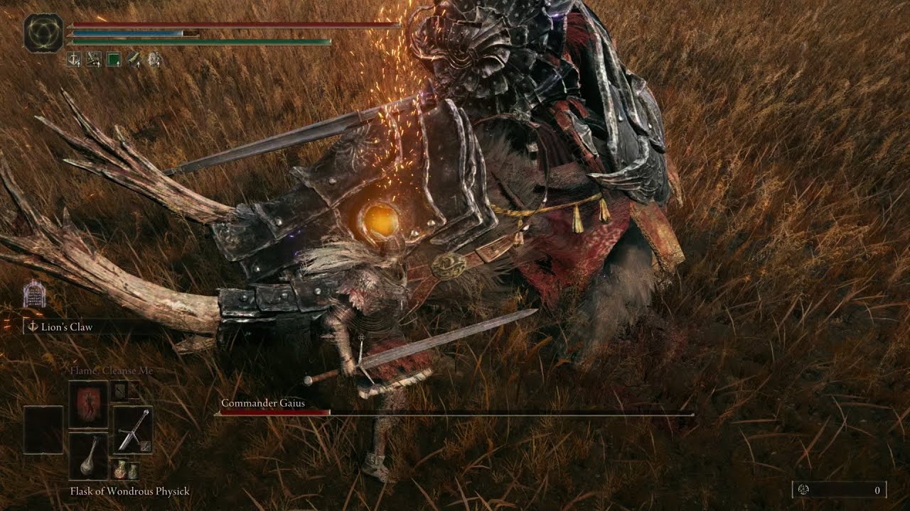 Elden Ring | Shadow of the Erdtree | Commander Gaius | No Damage | Deflecting Hardtear