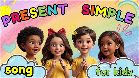Present Simple Tense Song- Nursery Rhyme for Kids🎵