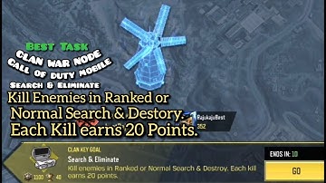 Kill Enemies in Ranked or Normal Search & Destroy. Each kill earns 20 points. Call Of Duty Mobile