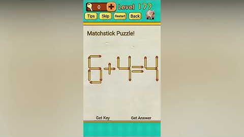 Mr Brain Level 177 Matchstick Puzzle