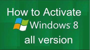 How to Activate Windows 8 all Version without Product key [Hindi]