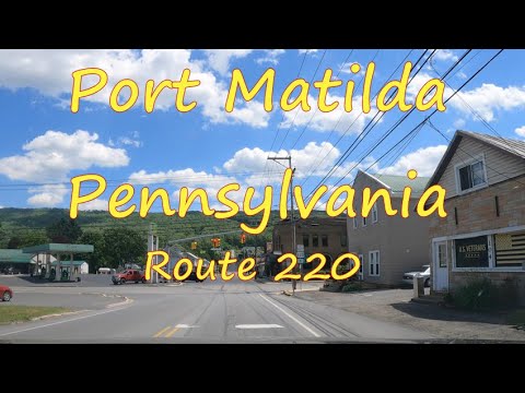 Port Matilda Pennsylvania  Centre County 4k Video