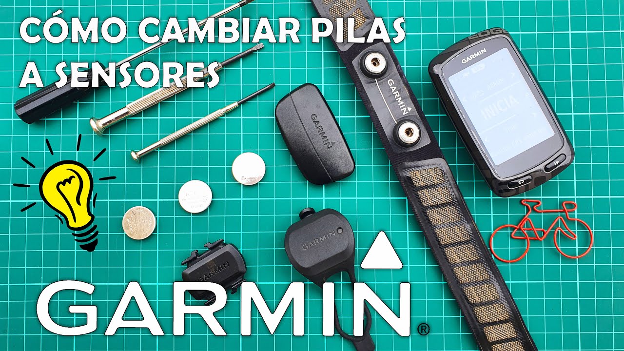 Cambio de pila del pulsómetro de la banda premium de Garmin