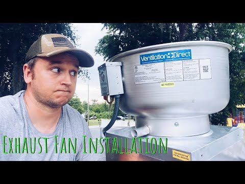 Exhaust Fan Installation Poor Man's Food Truck