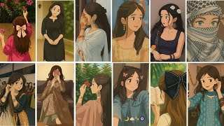 💌Ghibli style dpz for girls🎀 | 😍new ghibli dp photo🥰 ‎⁨|🤞🏻Doll DP Images |✨Whatsapp Dp picture 💞