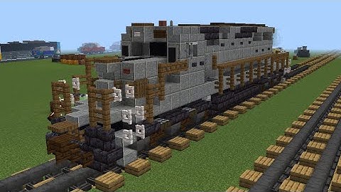 Minecraft SD40-2 EMD Locomotive Tutorial V14