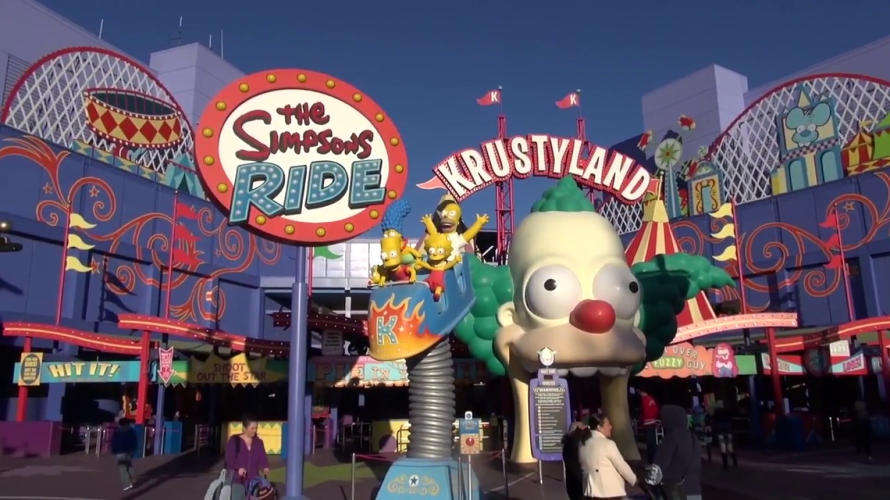 Pov The Simpsons Ride Universal Studios Hollywood Reversed Youtube - the simpsons ride universal fl roblox