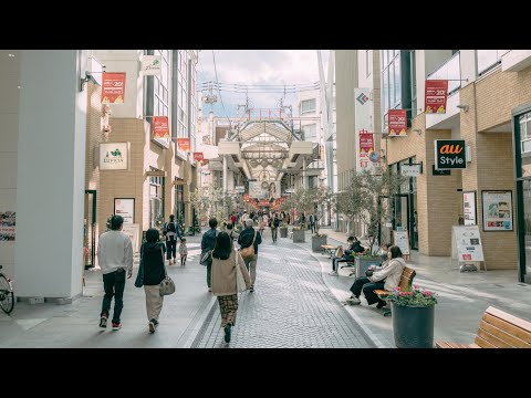 A Walk through Central Takamatsu, Japan - 4K 60fps