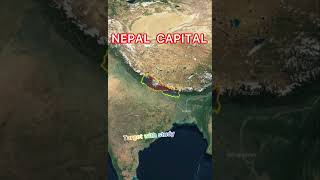 NEPAL MAP ANIMATION WITH CAPITAL #shorts #shortsfeed #short #trending #geography #ytshorts