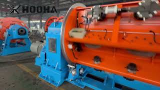The test run process of the 630 Rigid Frame Stranding Machine