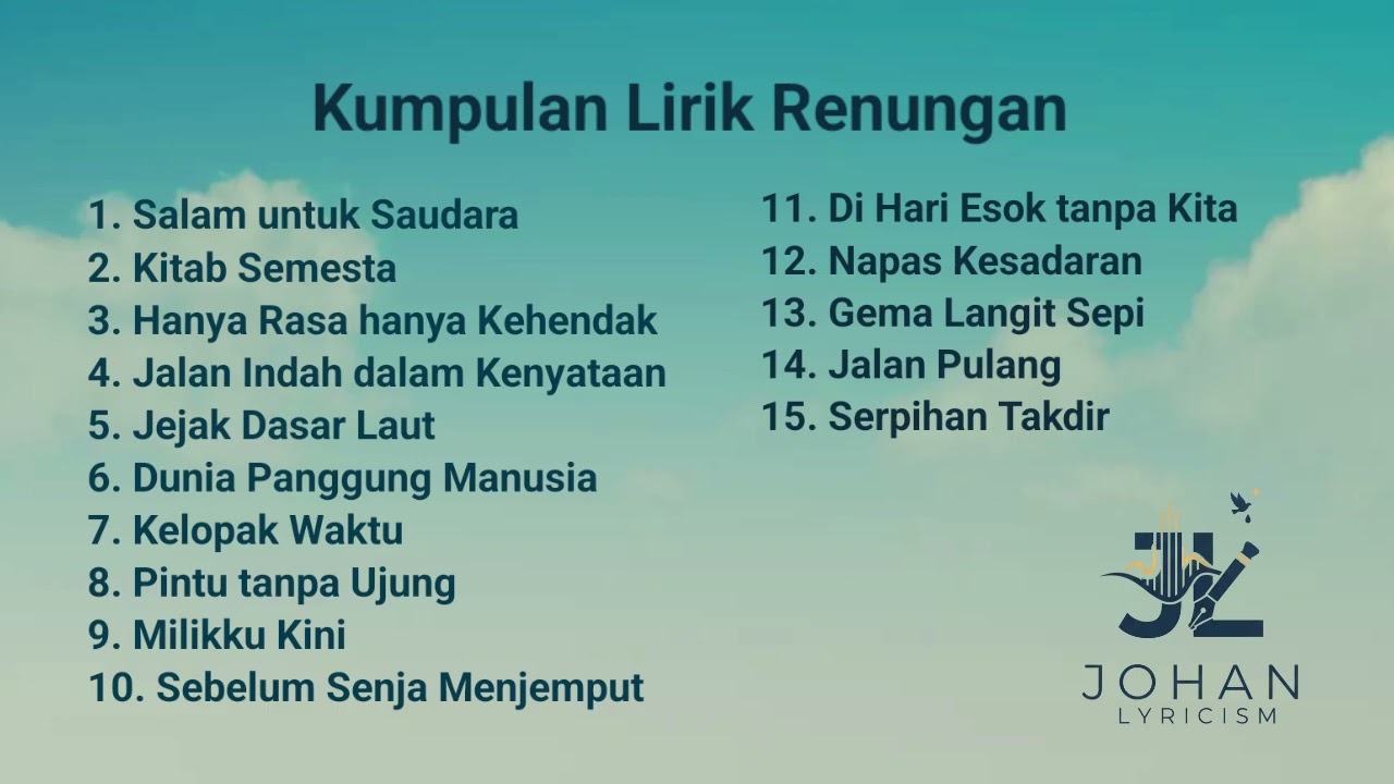 Teman Renung Ramadan 🌙 || Johan Lyricism