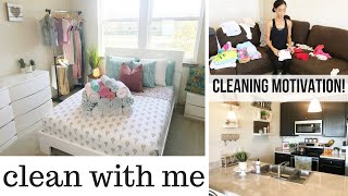 CLEANING MOTIVATION // CLEAN WITH ME 2018 // SAHM // CLEANING ROUTINE