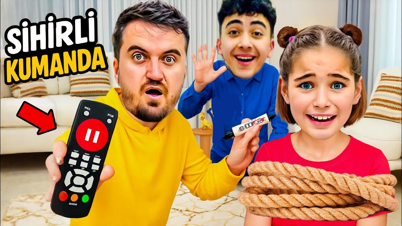 EYVAH ELİF SİHİRLİ KUMANDA ELE GEÇİRİLDİ ‼️ PAUSE DEDİ DONDU !! 