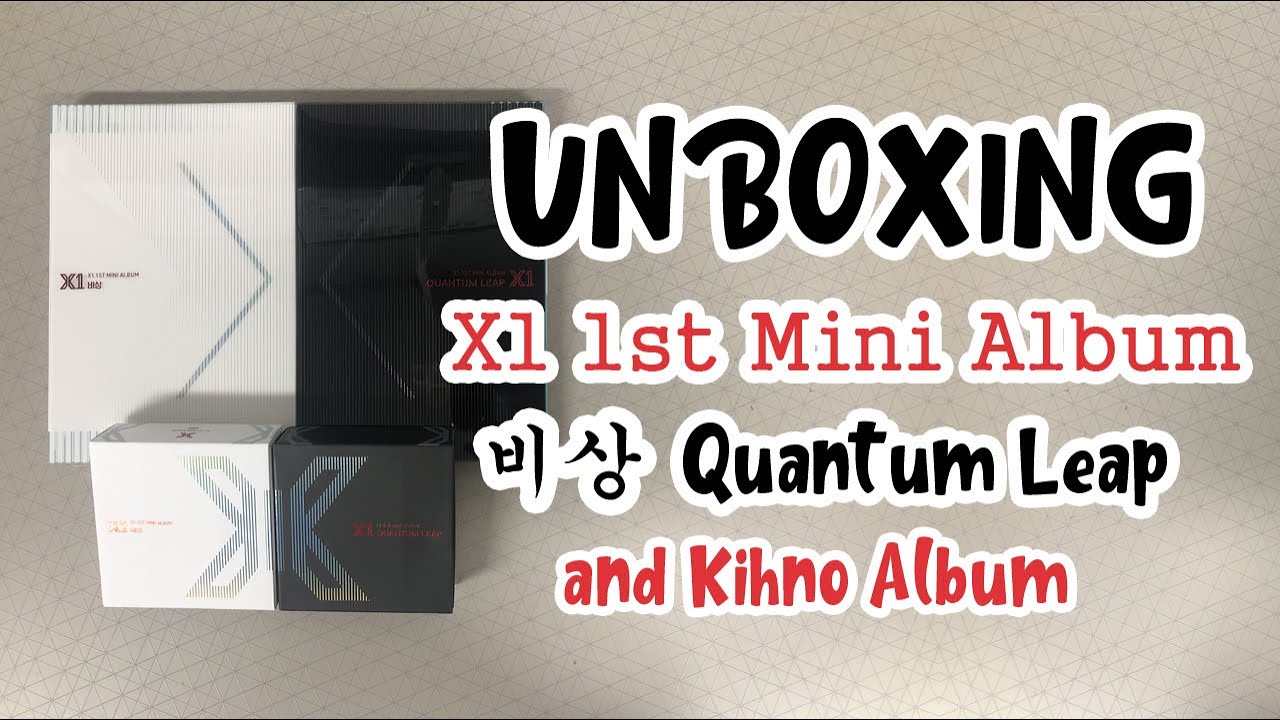X1 1st mini Album & Kihno Kit Bisang QUANTUM LEAP Full Ver