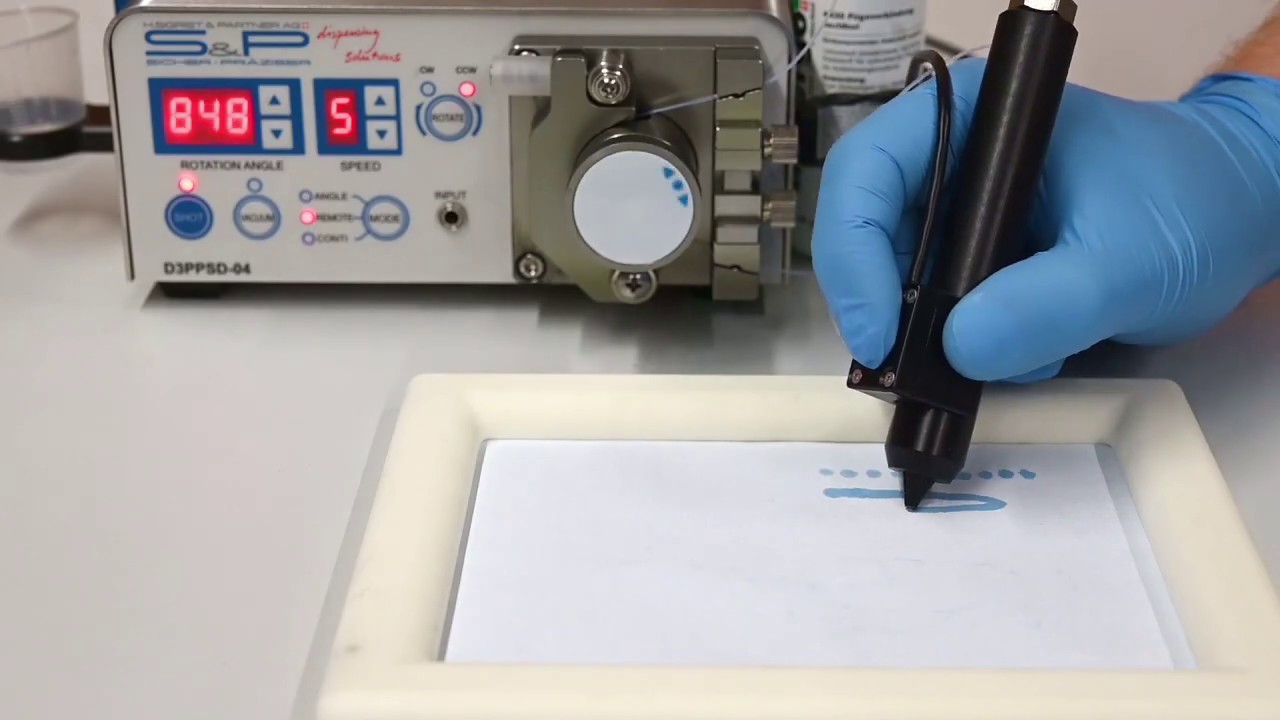 Dosieren von Cyanacrylat (Sekundenkleber)