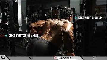 Exercising your lower back: Bent-over Rows: Neutral & Reverse Grip. How to do it & how not to do it.