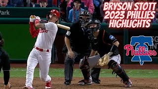 BRYSON STOTT 2023 PHILLIES HIGHLIGHTS #PHILLIES, #MLB, #BRYSON STOTT