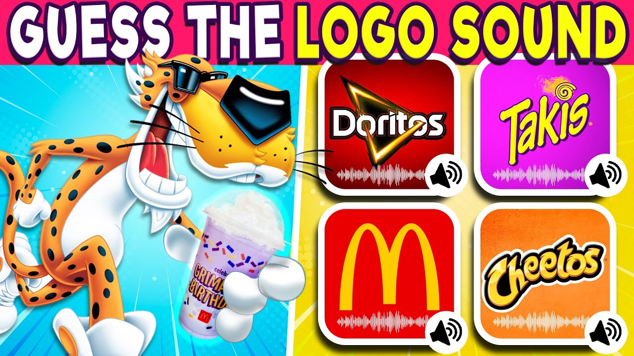 Угадай звук знаменитого логотипа от ADS | Grimace Shake, Cheetos, McDonald's | Викторина по логот...