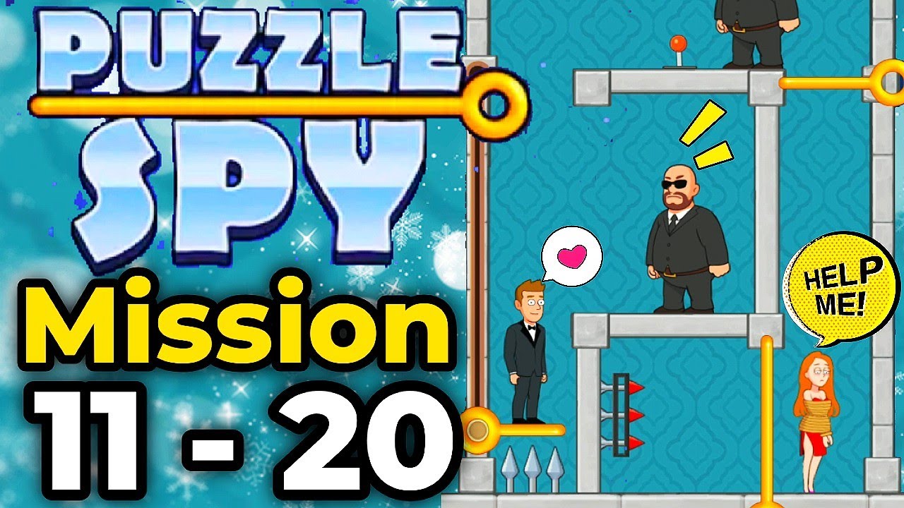 Puzzle Spy Mission 11 20 Gameplay Walkthrough Pull The Pin Game