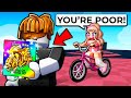 I Pretended to be a NOOB, Then used a 0.01% ULTRA BIKE (Roblox Bike Obby)