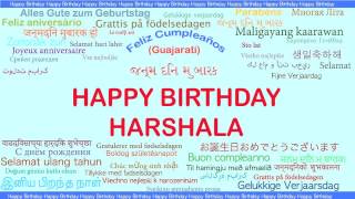 Harshala   Languages Idiomas - Happy Birthday