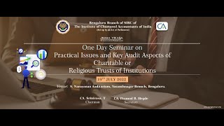 One Day Seminar on Practical Issues and Key Audit Aspects of Charitable Trusts -2nd Session