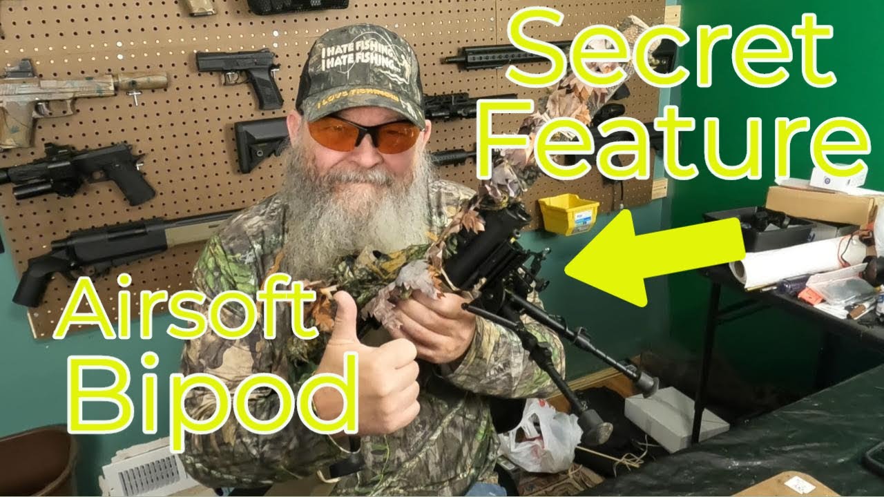 Sniper Bipod Secret Feature Airsoft Quick Review