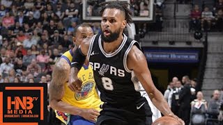 Golden State Warriors vs San Antonio Spurs 1st Half Highlights / March 19 / 2017-18 NBA Season