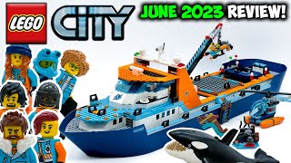 LEGO Whale, & So Much More! | LEGO City Arctic Explorer Ship Review! Set 60368