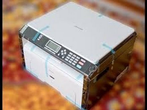 Ricoh SP 210SU Multi function Laser Printer Unboxing Review Test Print Hindi India