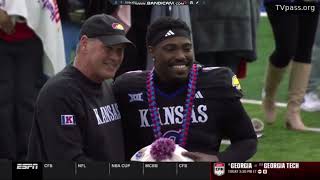 CFB Football on ESPN intro Utah at Kansas