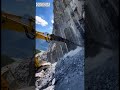 Breaking Through Solid Rock ⛏️💥#Excavator #RockBreaking #HeavyMachinery #ConstructionLife #memes
