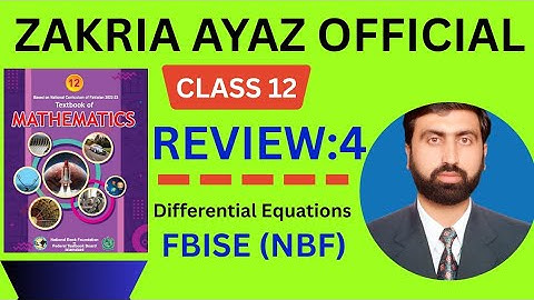 Class 12 Math | Review Exercise 4 | Complete Solution | FBISE NBF New Textbook 2025