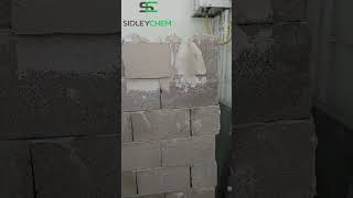 Display of the effects of plaster products on walls #plaster #construct