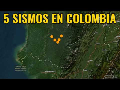 INFORMAN de 3 SISMOS SEGUIDOS en COLOMBIA