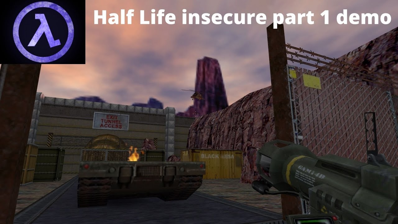 Half Life 1 Mods .Half life Insecure Part 1 Demo .Смотр-прохождение ...