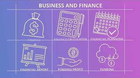 Business And Finance   Outline Icons After Effects Template