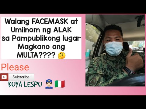 Video: Ano Ang Parusa Sa Pag-inom Ng Alak Sa Mga Pampublikong Lugar?