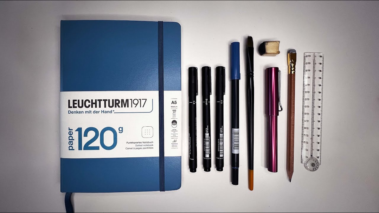 How To Space Rows and Columns Evenly in Leuchtturm 1917 A5 ⋆ The Petite  Planner
